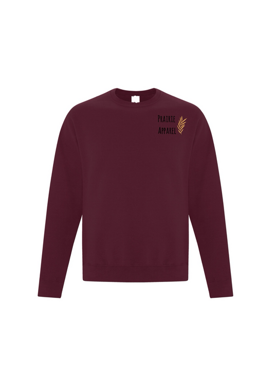 Prairie Apparel Cherry Red Crewneck Classic