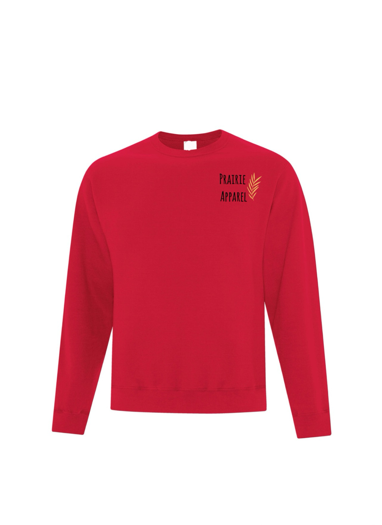 Prairie Apparel Fire Red Crewneck Classic