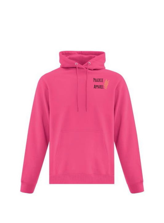 Prairie Apparel Flamingo Pink Hoodie Classic