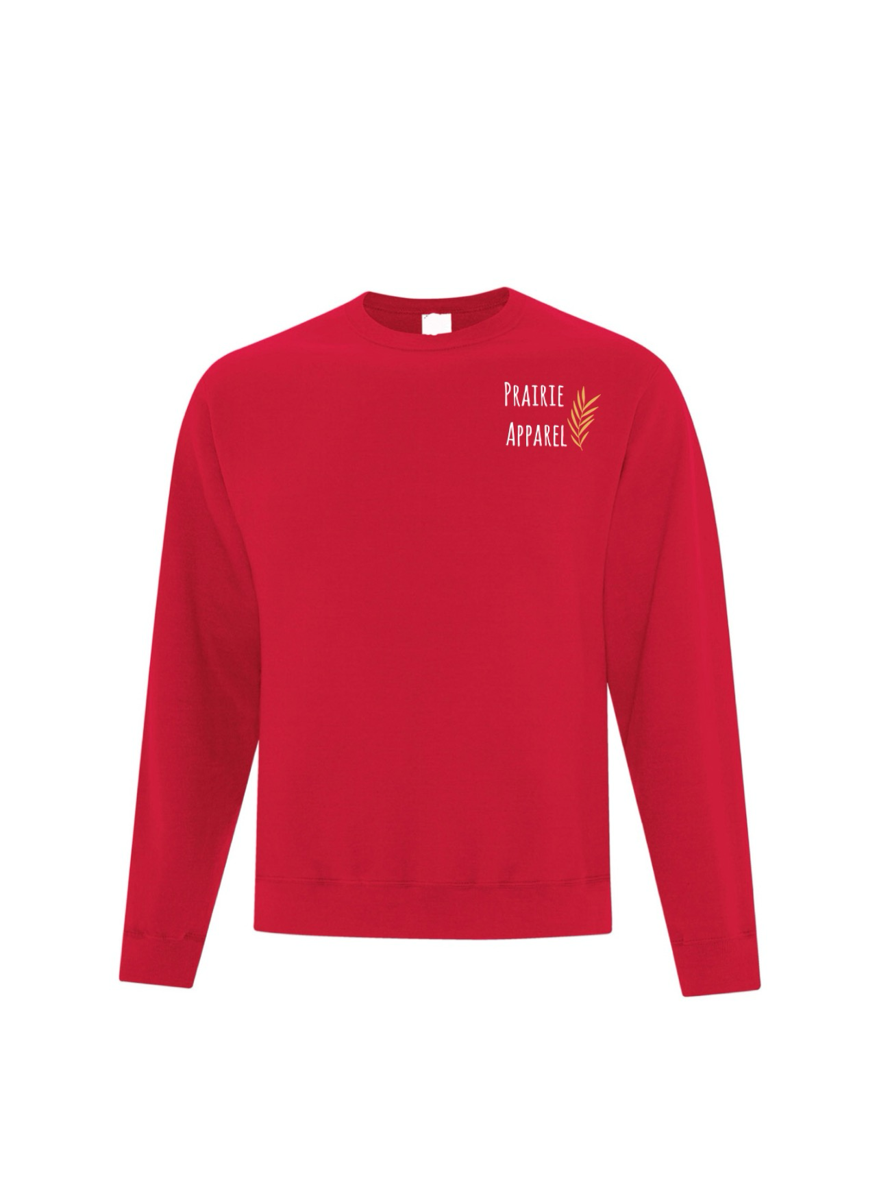 Prairie Apparel Fire Red Crewneck Classic