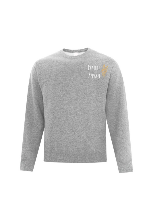 Prairie Apparel Tornado Grey Crewneck Classic