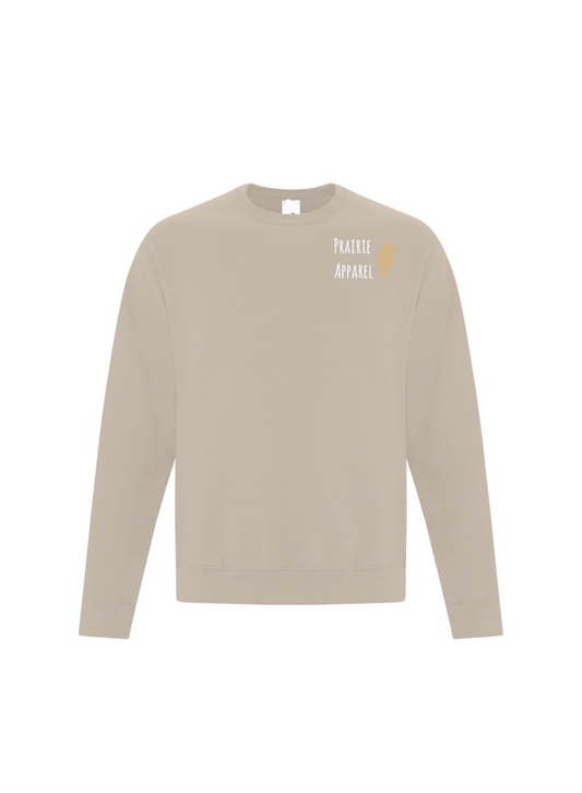 Prairie Apparel Sand Beige Crewneck Classic