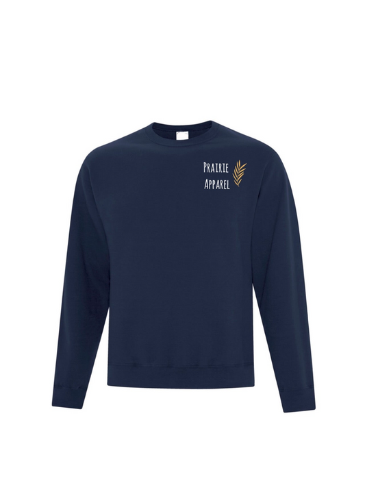 Prairie Apparel Blueberry Blue  Crewneck Classic