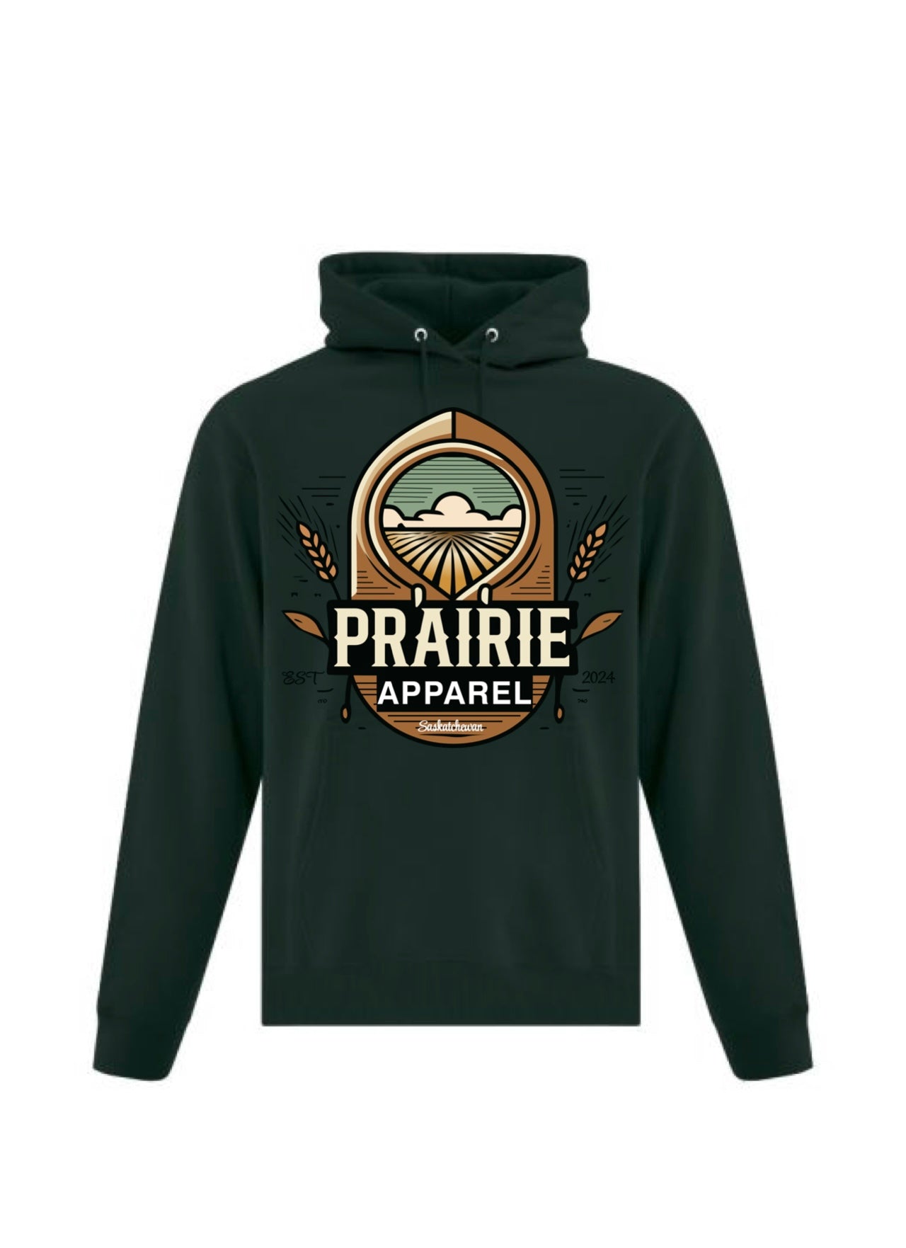 Prairie Apparel Pine Green Hoodie 2.0