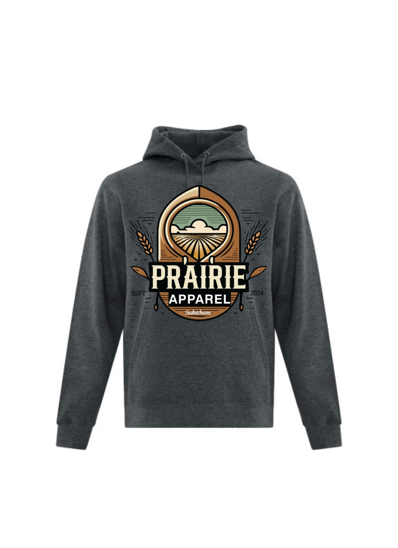 Prairie Apparel Wolf Grey Hoodie 2.0