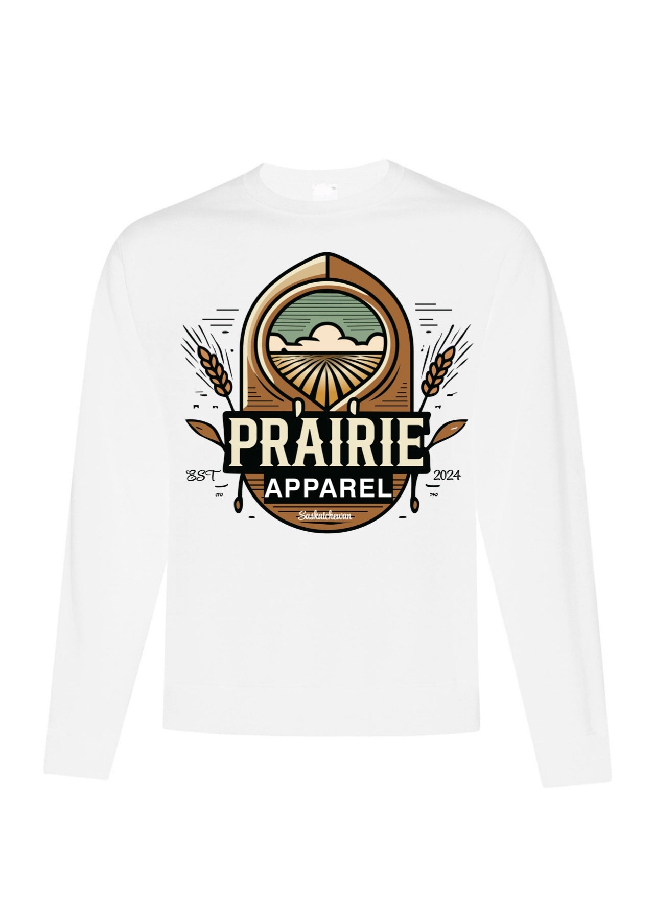 Prairie Apparel Snow White Crewneck 2.0