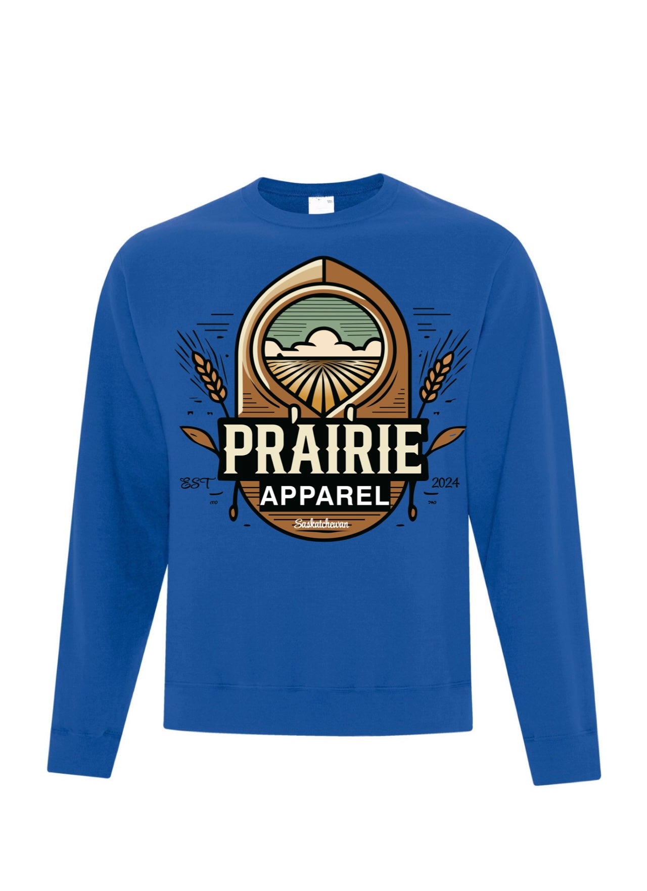 Prairie Apparel Oiler Blue Crewneck 2.0