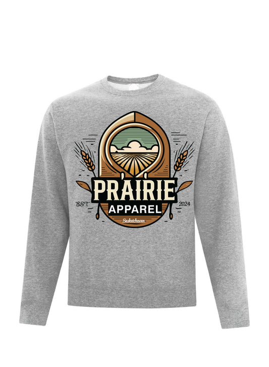 Prairie Apparel Tornado Grey Crewneck 2.0