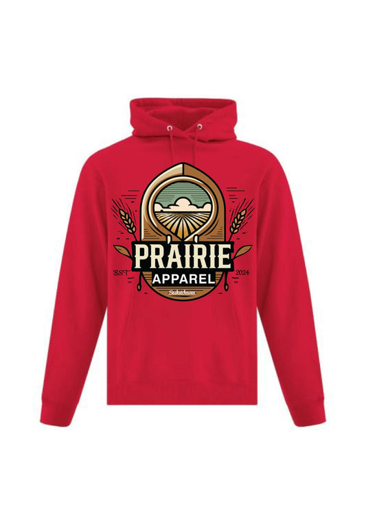 Prairie Apparel Fire Red Hoodie 2.0