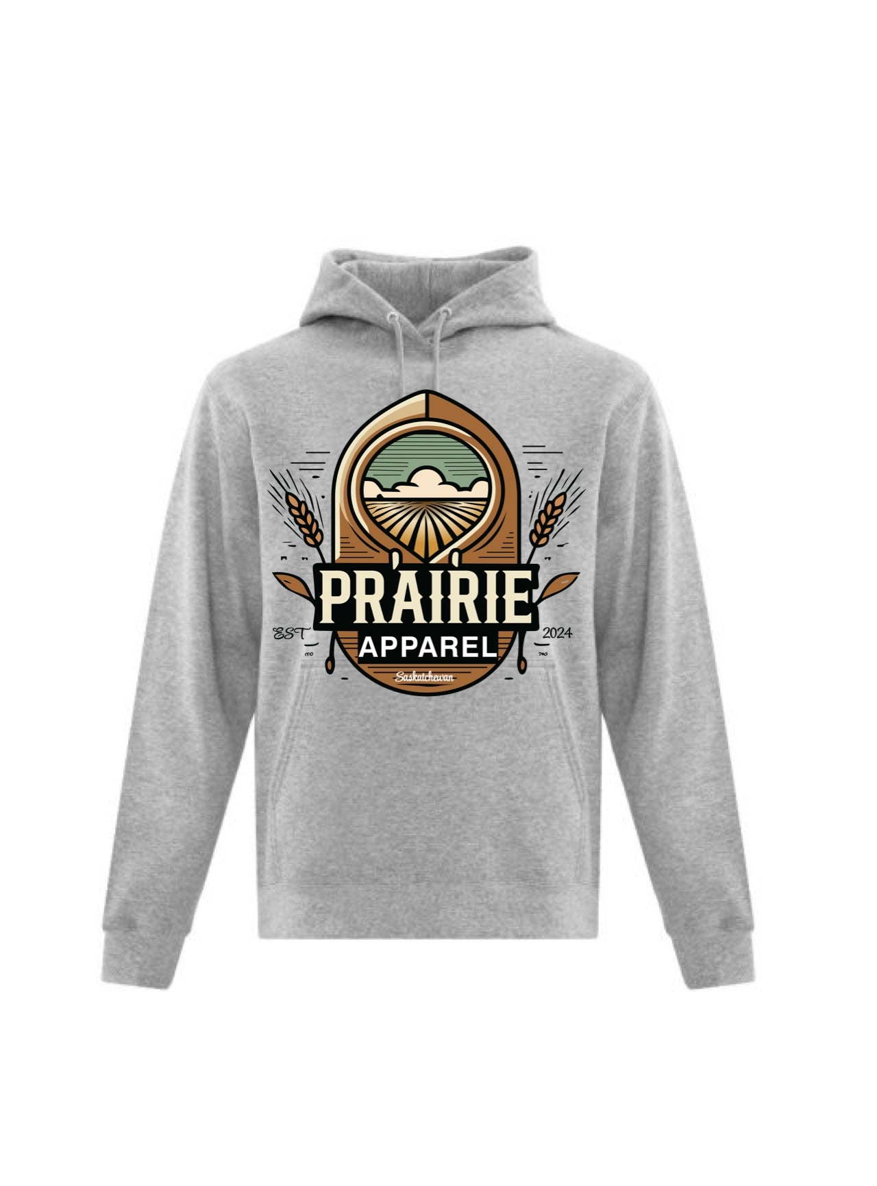 Prairie Apparel Tornado Grey Hoodie 2.0