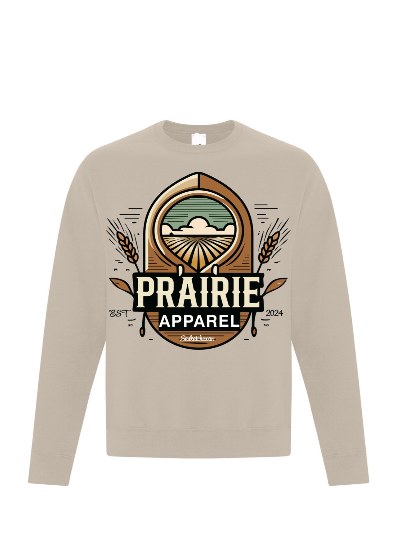 Prairie Apparel Sand Beige Crewneck 2.0