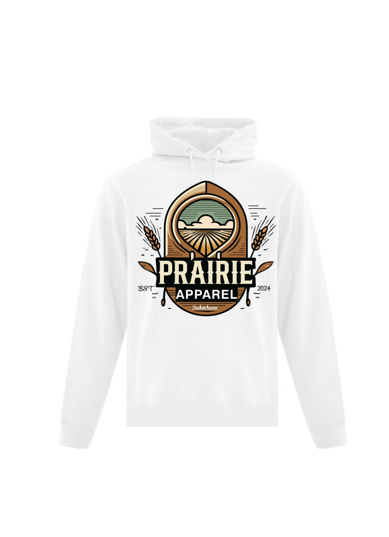 Prairie Apparel Ghost White Hoodie 2.0